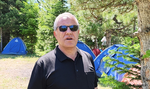 Görme engellilerin yaylada çadır kampı başladı