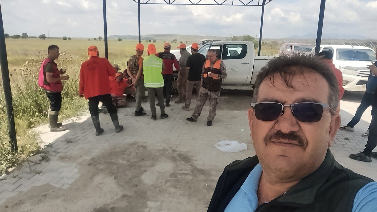 Karapınar'da kontrollü sürek avı