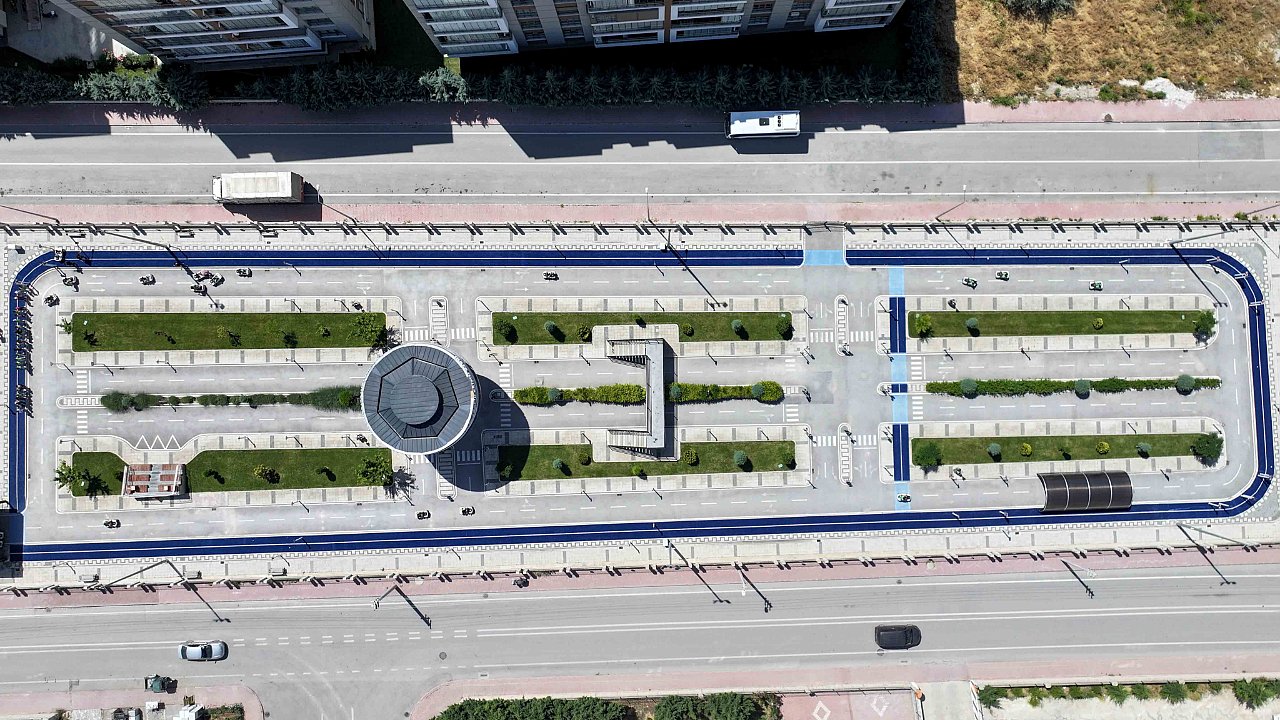 Karatay Trafik Eğitim Parkı’nda eğitimler tamamlandı