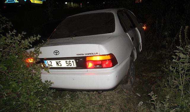 Kontrolünü kaybeden otomobil yoldan çıktı: 3 yaralı