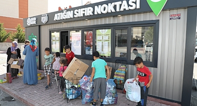 Konya'da binlerce ton atık geri dönüşüme kazandırıldı