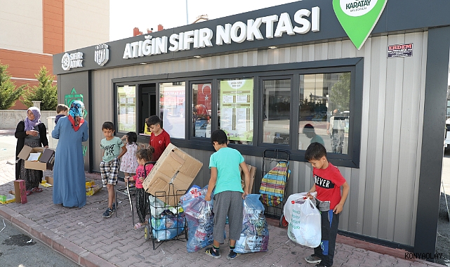Konya'da binlerce ton atık geri dönüşüme kazandırıldı