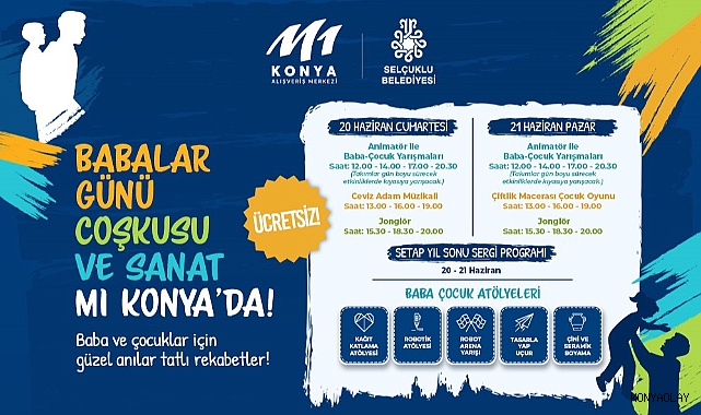 Konya'da Babalar Günü etkinlikleri