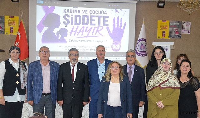 Konya’dan güçlü mesaj: Şiddete karşı ortak mücadele verilmelidir