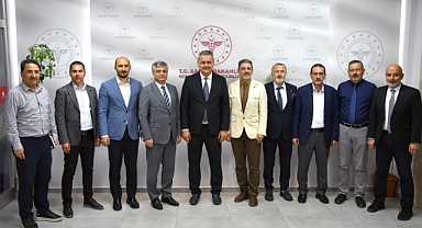 Konya Tabip Odası, İl Sağlık Müdürlüğünü Ziyaret Etti
