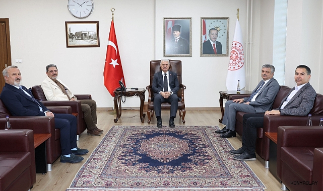 Konya Tabip Odası’ndan Vali İbrahim Akın’a Ziyaret
