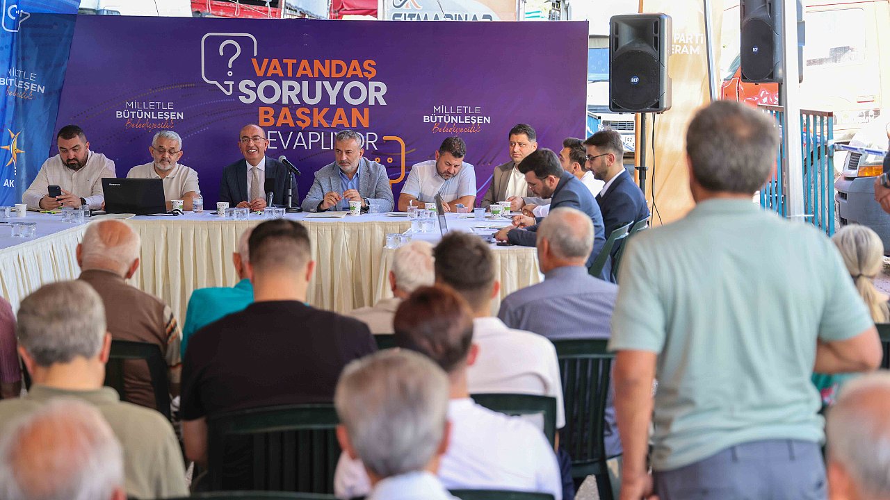 Meram'da “Vatandaş Soruyor, Başkan Cevaplıyor” buluşmaları devam ediyor