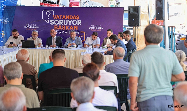 Meram'da “Vatandaş Soruyor, Başkan Cevaplıyor” buluşmaları devam ediyor