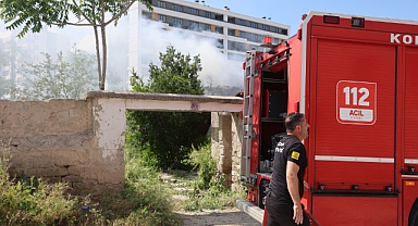 Müstakil evde yangın paniği