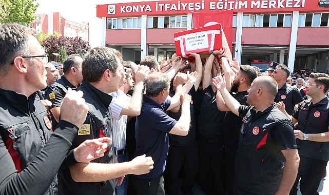 Şehit İtfaiye Eri Mehmet Tekeli Son Yolculuğuna Uğurlandı