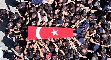 Şehit İtfaiye Eri Mehmet Tekeli Son Yolculuğuna Uğurlandı