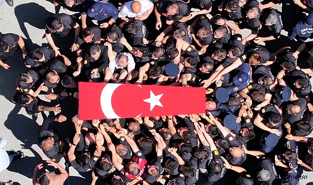 Şehit İtfaiye Eri Mehmet Tekeli Son Yolculuğuna Uğurlandı