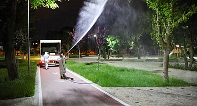 Selçuklu Belediyesi ilaçlama çalışmalarını aralıksız sürdürüyor