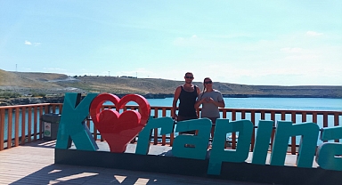 Alman turistler Karapınar’a hayran kaldı
