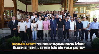 Başkan Altay Basın Mensuplarıyla bir araya geldi
