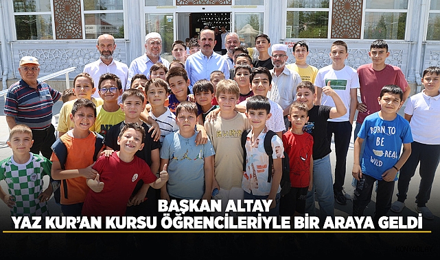 Başkan Altay: “Çocuklar Camilerimizin Neşesidir”