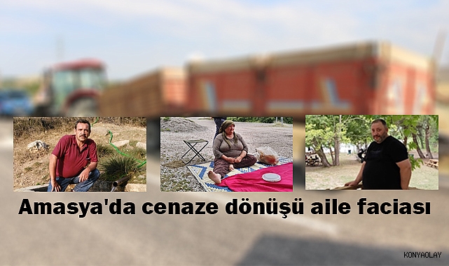 Cenaze dönüşü aile faciası