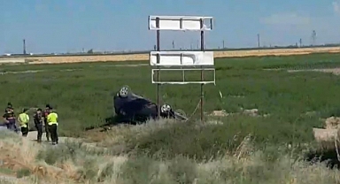 Karapınar'da korkutan kaza