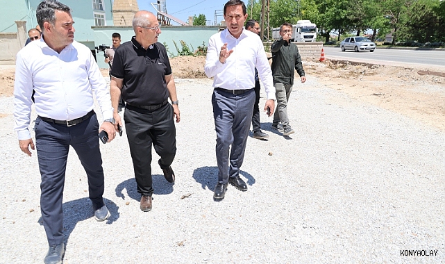 Karatay'da ulaşım ağı büyüyor
