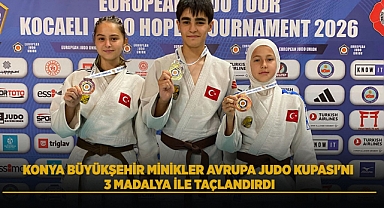 Konya Büyükşehir Minikler Avrupa Judo Kupası'nı 3 Madalya ile Taçlandırdı