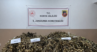 Konya’da jandarmadan uyuşturucu operasyonları
