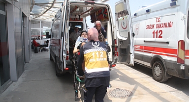 Konya'da otomobil şarampole savruldu! Yaralılar var