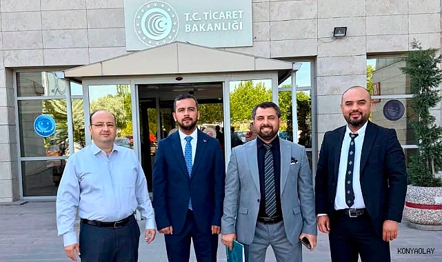 Konya Emlakçılar Odası Ankara’da temaslarda bulundu
