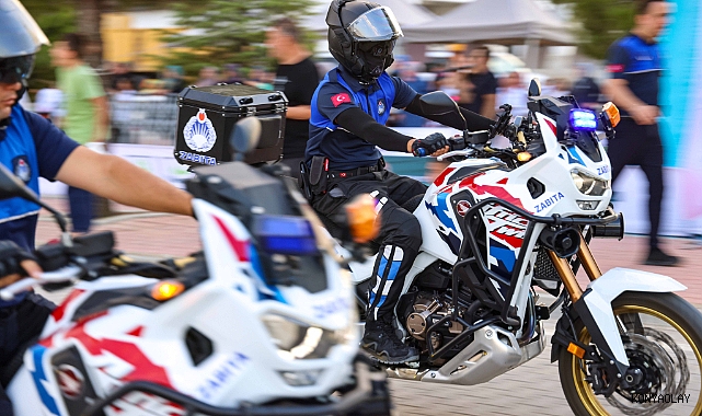 Meram zabıtasında motorize ekiler iş başında