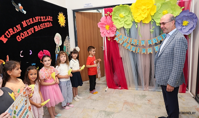 Pekyatırmacı yaz kur'an kursları'nda çocuklarla buluştu