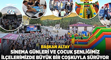 Sinema Günleri ve Çocuk Şenliği İlçelerde devam ediyor