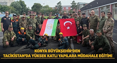 Tacikistan’da Yüksek Katlı Yapılara Müdahale Eğitimi