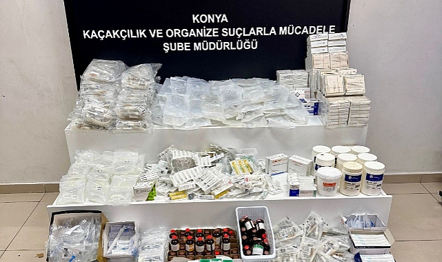 Konya'da kaçak klinik baskını: Binlerce tıbbi malzeme bulundu